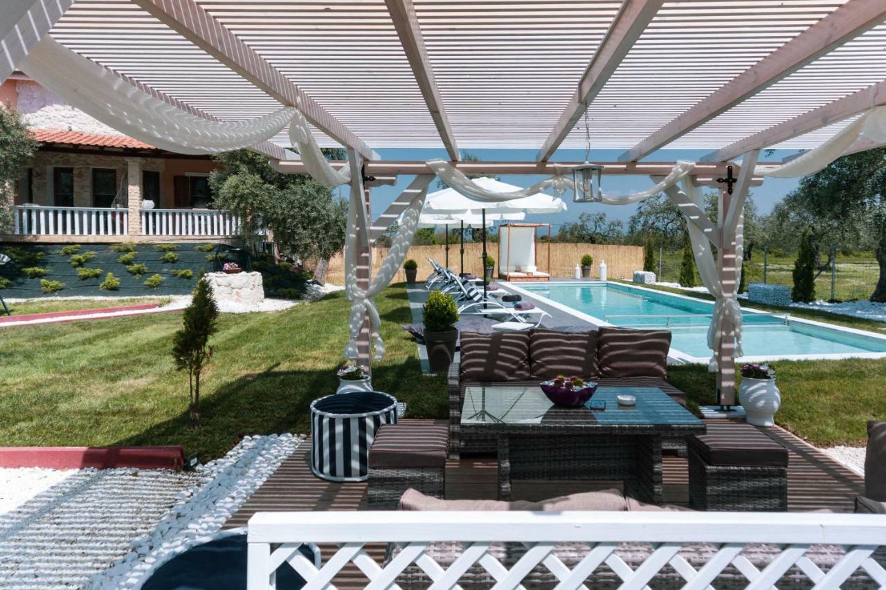 Fokas Luxury Villa Prínos Exterior foto